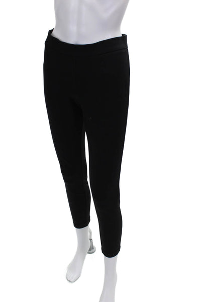 J Crew Womens Black Viscose Ankle Leggings Petite Size M