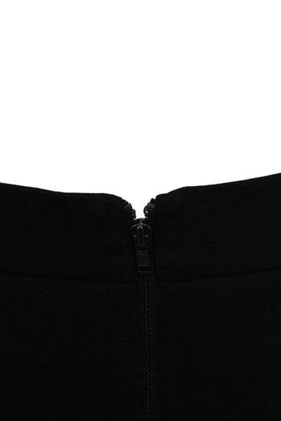 J Crew Womens Black Viscose Ankle Leggings Petite Size M