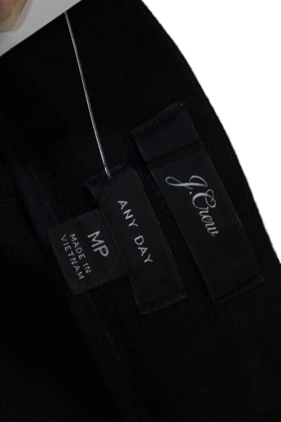 J Crew Womens Black Viscose Ankle Leggings Petite Size M