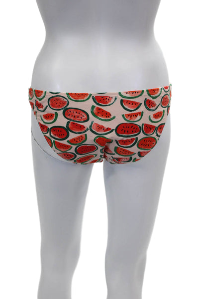 J Crew Women Watermelon Multicolor Bikini Bottom Size XS