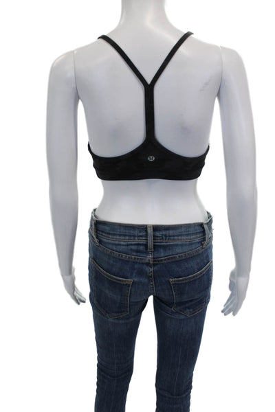 Lululemon Womens Camouflage Print Sports Bra Gray Size 4