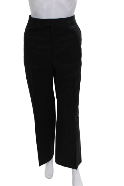 Ellen Tracy Womens Dress Pants Black Cotton Size 0
