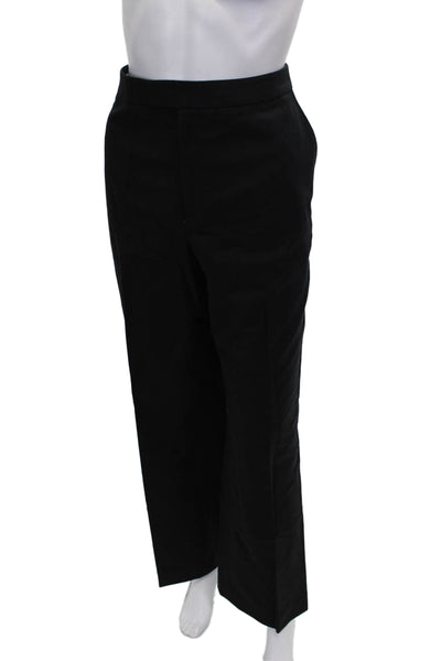 Ellen Tracy Womens Dress Pants Black Cotton Size 0