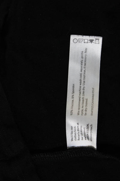 Eileen Fisher Women A-Line Black Cowl Neck Mid-Calf Dress Size S