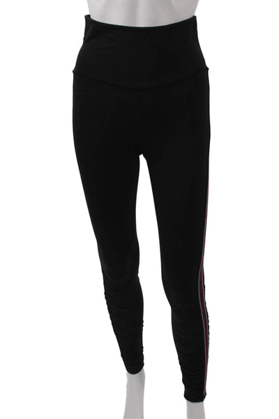 Michi Womens Ankle Leggings Black Nylon Size S