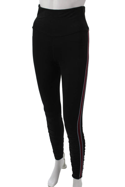 Michi Womens Ankle Leggings Black Nylon Size S
