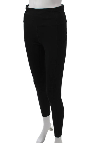 Lululemon Women Ankle Leggings Black Nylon Size 6