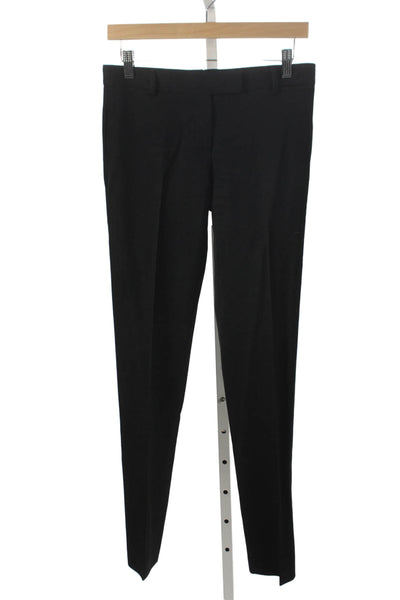 Theory Womens Black Dress Pants Wool Size 6