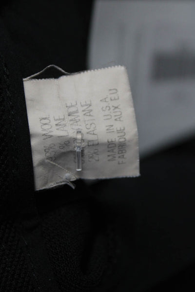 Theory Womens Black Dress Pants Wool Size 6