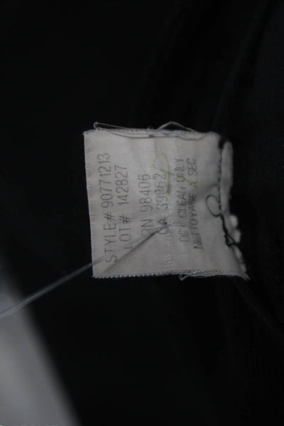 Theory Womens Black Dress Pants Wool Size 6