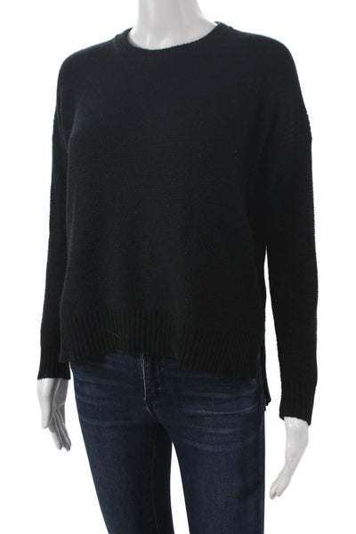 Madewell Women Pullover Sweater Crew Neck Black Size XS