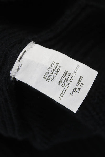 Madewell Women Pullover Sweater Crew Neck Black Size XS