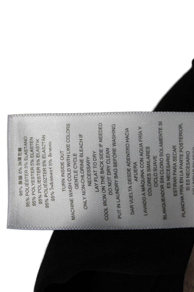 Michael Michael Kors Women Basic Cowl Neck Long Sleeve Blouse Black Size M