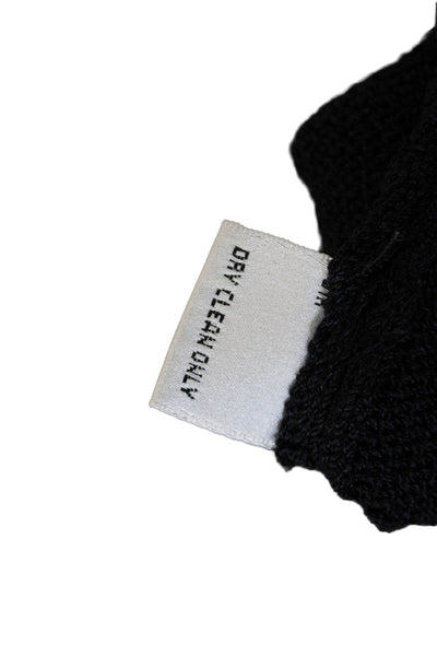St. John Collection Women Wool Blend Tank Scoop Neck Black Size M