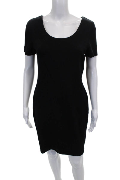 St. John Collection By Marie Gray Womens Sheath Dress Black Size 4