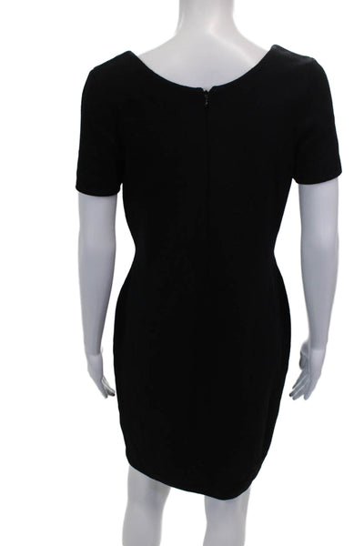 St. John Collection By Marie Gray Womens Sheath Dress Black Size 4