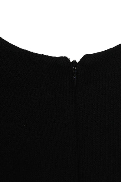 St. John Collection By Marie Gray Womens Sheath Dress Black Size 4