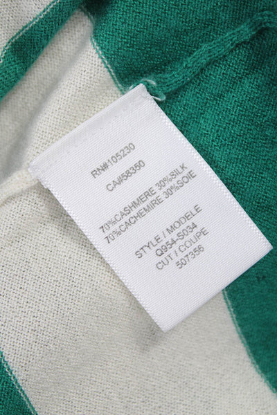 Equipment Femme Women Striped Cashmere Pullover Sweater Multicolor Size S