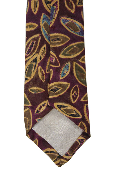 Tino Cosma Mens Silk Graphic Print Tie Multicolor