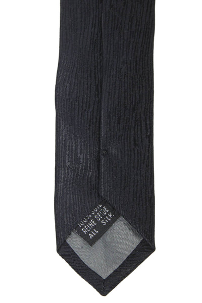 Barberini Mens Graphic Print Classic Tie Black