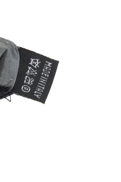 Barberini Mens Graphic Print Classic Tie Black