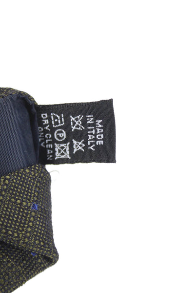 Gierre Mens Spotted Print Classic Tie Brown