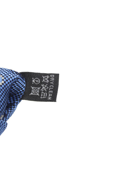 Tino Cosma Mens Graphic Print Classic Tie Orange Green