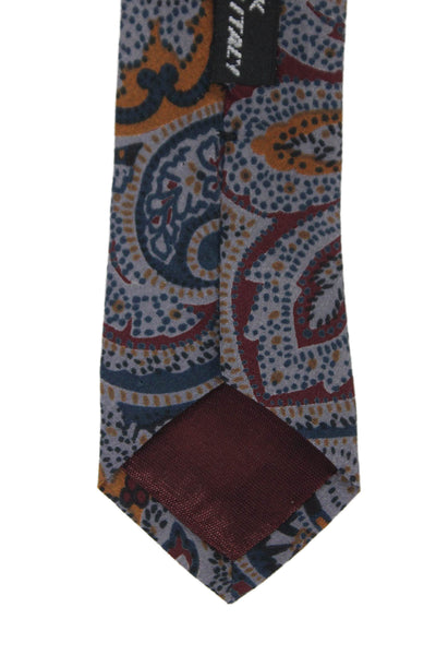 Designer Mens Abstract Print Classic Tie Multicolor