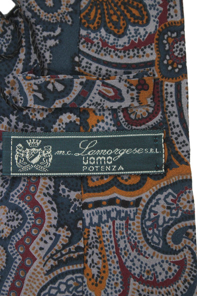 Designer Mens Abstract Print Classic Tie Multicolor