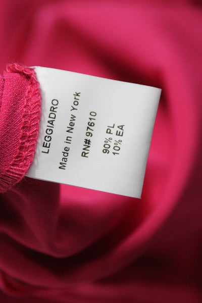 Leggiadro Womens Pink Dress Pants Zip 26 Inseam Size 6