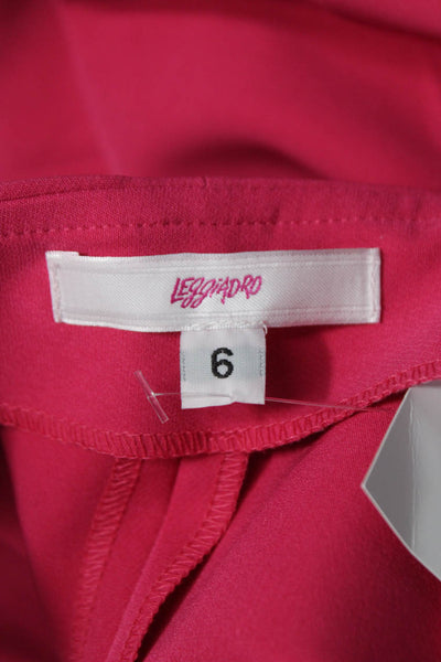 Leggiadro Womens Pink Dress Pants Zip 26 Inseam Size 6