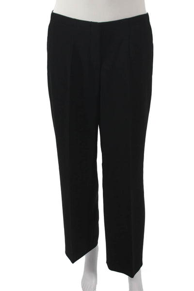 Luisa Spagnoli Womens Black Sleeveless Pantsuit Buttoned Size 42
