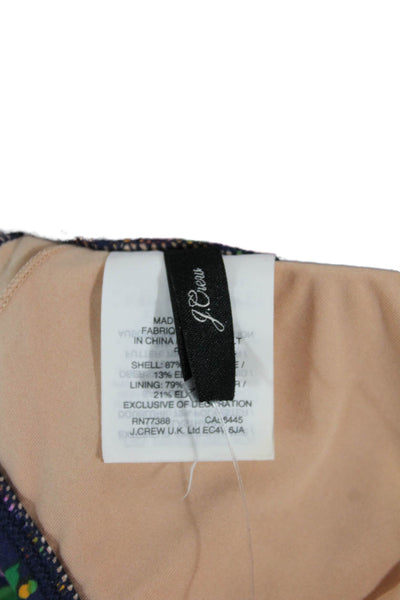 J Crew Women Floral Multicolor Bikini Top Polyamide Swimwear Size S