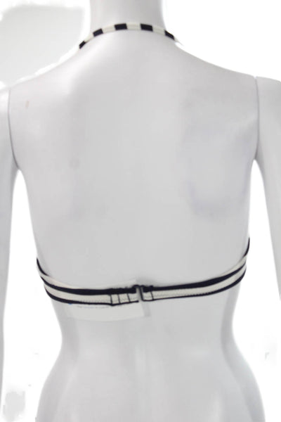 J Crew Women Striped White Polyester Bikini Size XS