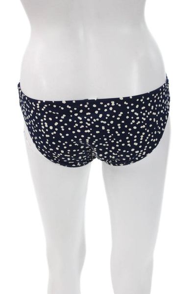 J Crew Women Blue Spotted Nylon Swim Bottoms Size XS