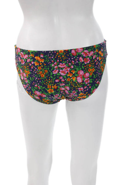 J Crew Womens Floral Swim Bottoms Multicolor Polyamide Size XS