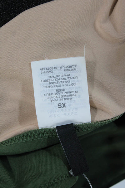J Crew Womens Swim Bottom Green Polyamide Size XS
