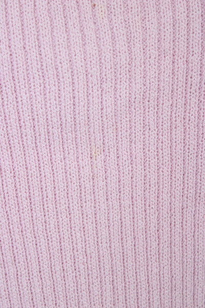 St. John Women Basic Viscose Scoop Neck Sleeveless Tank Pink Size M