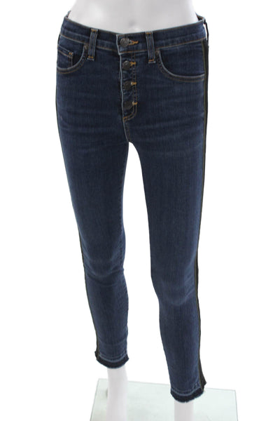 Veronica Beard Womens Blue Skinny Jeans Cotton Blend Size 26