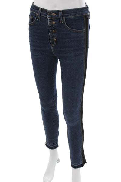 Veronica Beard Womens Blue Skinny Jeans Cotton Blend Size 26