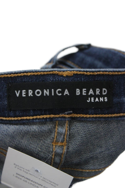 Veronica Beard Womens Blue Skinny Jeans Cotton Blend Size 26