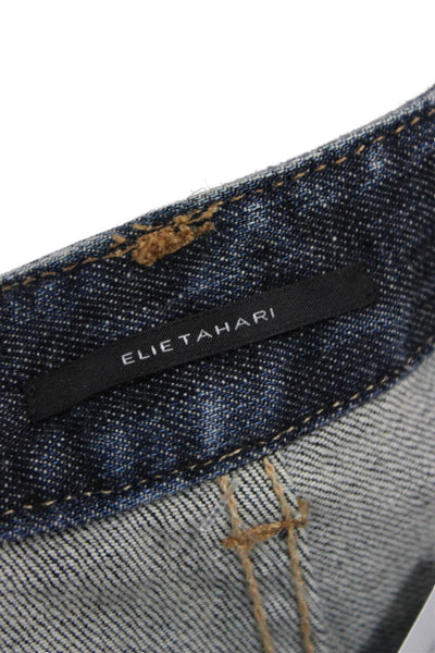 Elie Tahari Women Blue Straight Jeans Size 27