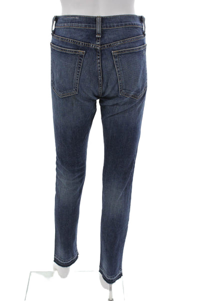 Rag & Bone Womens Skinny Jeans Blue Mid Rise 31 Inseam Cotton Blend Size 25