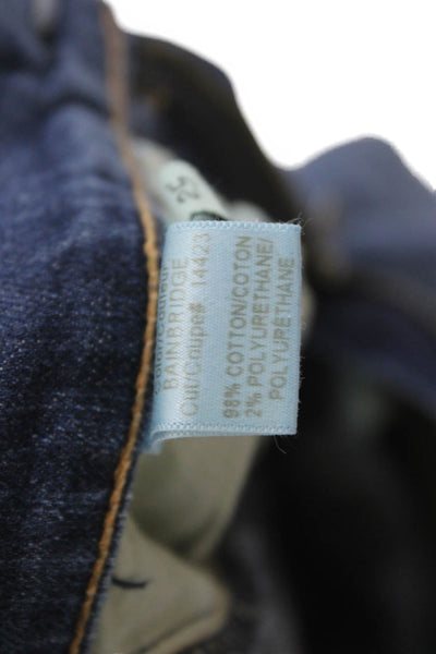 Rag & Bone Womens Skinny Jeans Blue Mid Rise 31 Inseam Cotton Blend Size 25