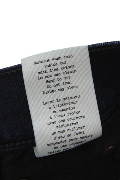 Rag & Bone Women Skinny Blue Jeans Cotton Blend Mid Rise Size 26