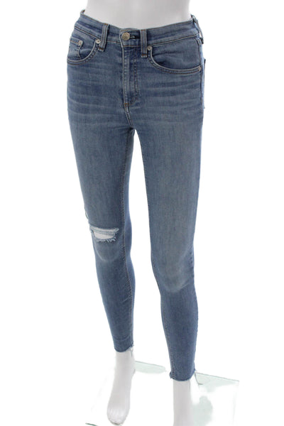 Rag & Bone Jean Womens Skinny Blue Jeans Size 25