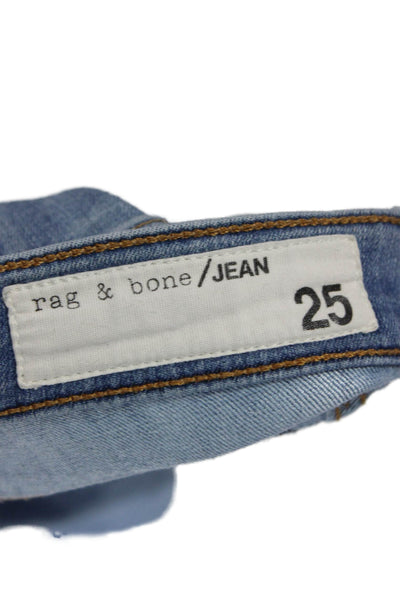 Rag & Bone Jean Womens Skinny Blue Jeans Size 25