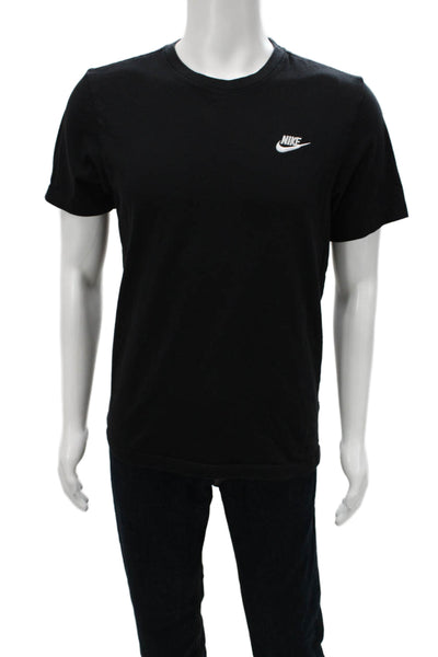 Nike Mens Black Cotton Short Sleeve T-Shirt Size S