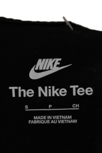 Nike Mens Black Cotton Short Sleeve T-Shirt Size S