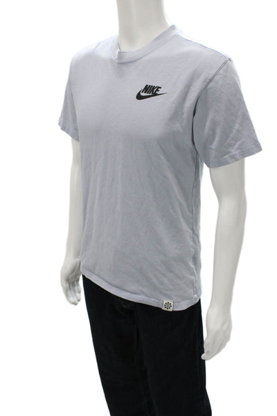 Nike Mens T-Shirt Gray Graphic 100% Cotton Crew Neck Short Sleeve Size XS